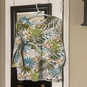 🌵Alfred Dunner, Tropical, summer shirt.